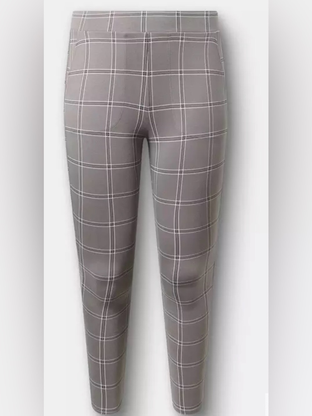Torrid Gray Plaid woman’s  Leggings - Classic Stretch Bottoms
